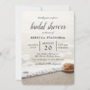 Search for sand bridal shower invitations Seashell