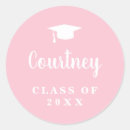 Search for pink graduation stickers Simple