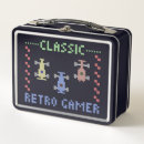 Search for gamer lunch boxes Retro