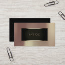 Search for glass business cards Gold
