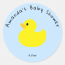 Search for yellow duck stickers Duck baby shower