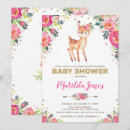Recherche de deer baby shower fille invitations Boisé