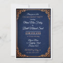 Search for classic engagement party invitations Blue