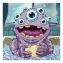 Recherche de monstres mignons posters Pour enfants