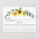Search for bridal shower recipe postcards Floral