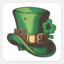 Search for leprechaun hat stickers Lucky