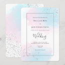 Search for teal blue and silver wedding invitations Watercolor