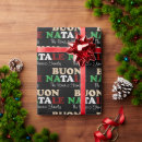 Search for buon natale wrapping paper Italian
