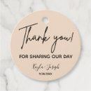 Recherche de mariage étiquettes cadeau Merci les étiquettes