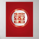 Search for chinese double happiness posters Character