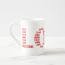 Search for love china mugs Red