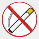 Recherche de fumeurs autocollants Rouge