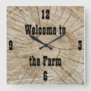 Search for log cabin clocks Rustic