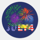 Search for 4th july fireworks stickers America