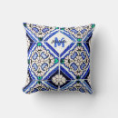 Recherche de tuiles espagnoles coussins Azulejos