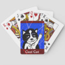 Search for cool cat playing cards Feline