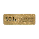 Search for 50th anniversary return address labels Modern