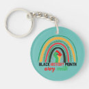 Search for birthday month keychains Black history month
