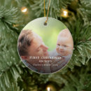 Search for dad to be ornaments First christmas as dad
