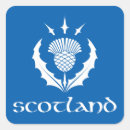 Recherche de symbole écossais autocollants Bleu