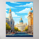 Search for madrid vintage travel posters Illustration