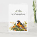 Recherche de baltimore vœux cartes Oiseau
