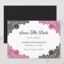 Search for hot pink save the dates Rustic