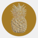 Search for golden pineapple stickers Tropical