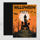 Search for castle at night invitations Bats