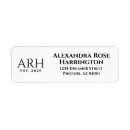 Search for everyday return address labels Modern
