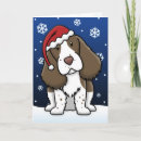 Search for springer spaniel christmas cards Santa