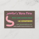 Search for worm business cards Cartoon
