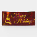 Search for happy holidays banners Gold