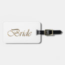 Search for bridal shower luggage tags White