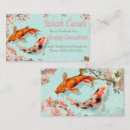Search for koi fish business cards Water