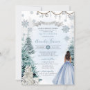 Recherche de winter quinceanera invitations Flocons de neige