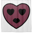 Search for goth shower curtains Heart