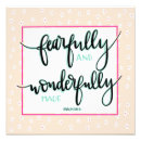 Search for fearfully and wonderfully made posters Pink