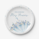 Search for baby sprinkle paper plates Dusty blue