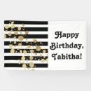 Search for black and white stripes banners Gold