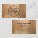 Search for copper foil business cards Metallic