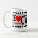 Search for i love california mugs Heart