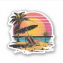 Search for beach style stickers Palm trees