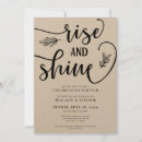 Search for rise and shine brunch invitations Rustic
