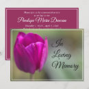 Search for tulips funeral invitations Service