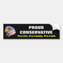 Search for conservative bumper stickers proud