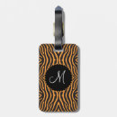 Recherche de motif de zèbre bagages étiquettes Rayures