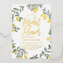 Recherche de lemon bridal shower invitations Aquarelle