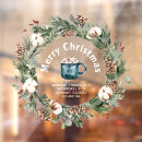 Search for merry christmas window decals White