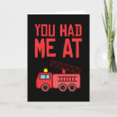 Recherche de pompier anniversaire cartes Camion de pompiers